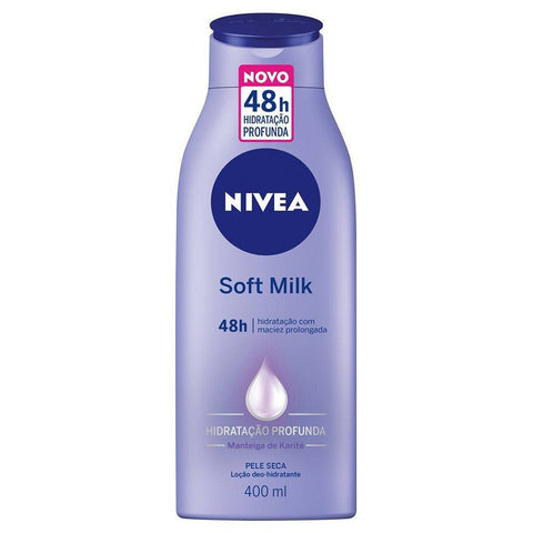 Hidratante Corporal Nivea Soft Milk Loção Com 400Ml