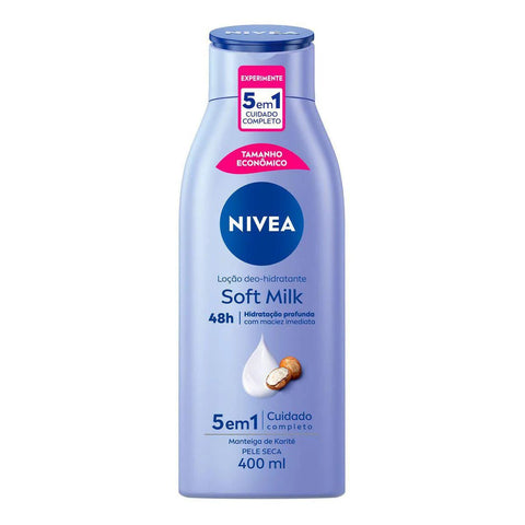 Hidratante Corporal Nivea Soft Milk Loção Com 400Ml
