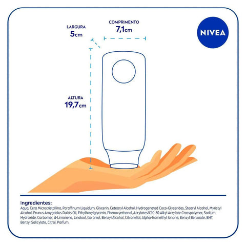 Hidratante de Banho Nivea Milk 250Ml