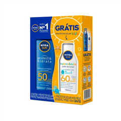 Kit Nivea Sun Protetor Solar Protect&Hidrata + Protetor Solar Kids Sensitive FPS 50 - 200 mL + 100 mL