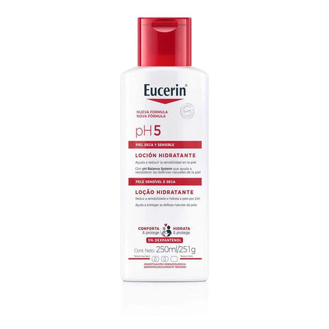 Loção Hidratante Para Pele Sensivel e Seca Eucerin Ph5 - 250Ml