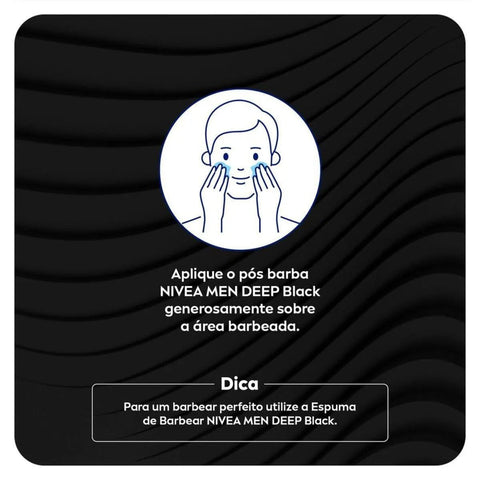 Loção Pós-Barba Nivea Men Deep Confort Com 100Ml