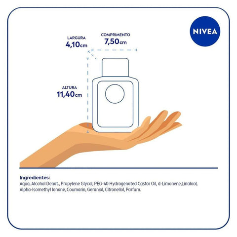 Loção Pós-Barba Nivea Men Deep Confort Com 100Ml