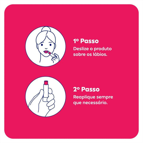 Protetor Labial Nivea Cereja Shine Com Cor 4,8G