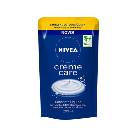 Sabonete Corporal Nivea Creme Care Líquido, Refil, 1 Unidade Com 200Ml