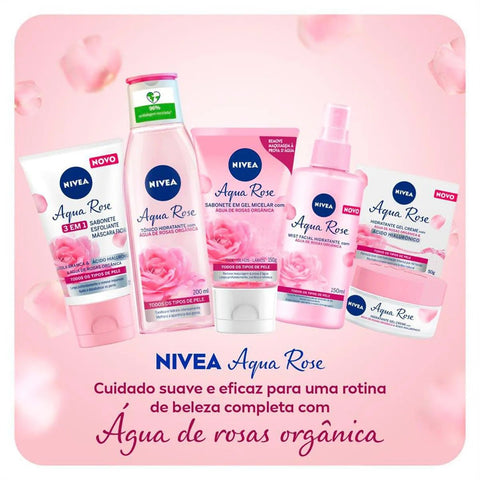 Sabonete Em Gel Facial Nivea Micellair Água de Rosas 150Ml