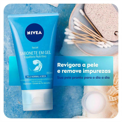Sabonete Nivea Facial Limpeza Pele Normal 150 Ml