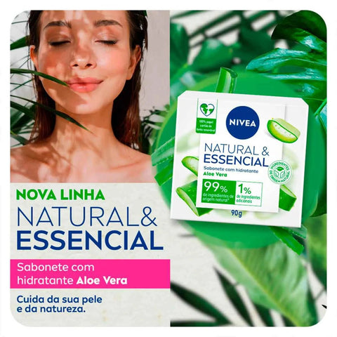 Sabonete Nivea Nat&Ess Aloe Vera 90G