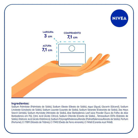 Sabonete Nivea Nat&Ess Aloe Vera 90G