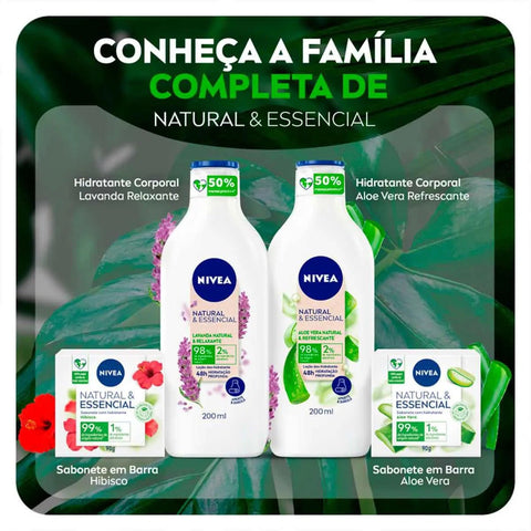 Sabonete Nivea Nat&Ess Aloe Vera 90G