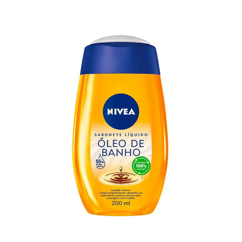 Sabonete Nivea Óleo Para Banho Líquido Com 200Ml