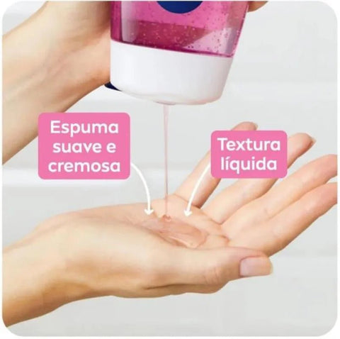 Sabonete Nivea Waterlily & Oil Lírio D'Água, Líquido Com 250Ml