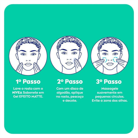 Tônico Adstringente Facial Nivea Controle de Brilho Efeito Matte 200Ml