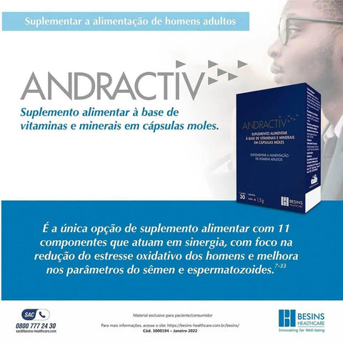 Andractiv 30 Unidades - Cápsula