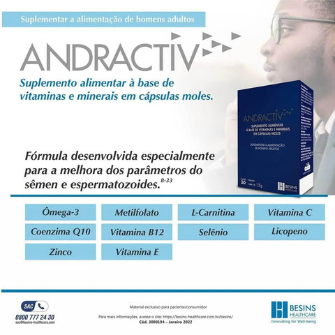 Andractiv 30 Unidades - Cápsula