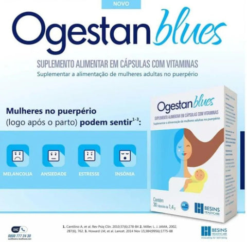 Ogestan Blues 30 Unidades - Cápsula