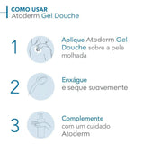 Bioderma Atoderm Gel de Banho Corporal Hidratante 1l