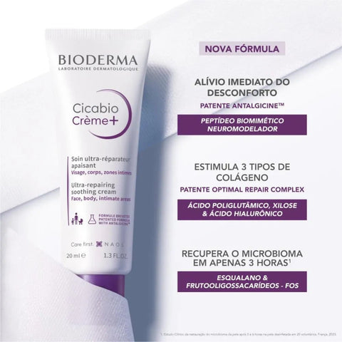 Bioderma Cicabio Creme Ultra Reparador Calmante 20ml