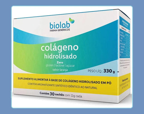 Colágeno Hidrolisado (Biolab) 11g - 30 Unidades - Sachê