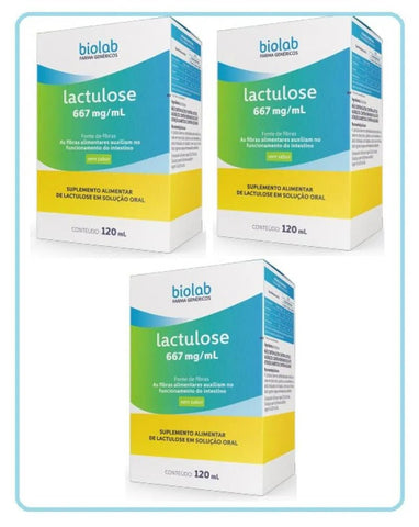 Lactulose (Biolab) 667mg - 120 mL - Solução