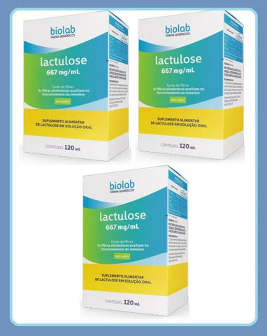 Lactulose (Biolab) 667mg - 120 mL - Solução