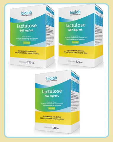Lactulose (Biolab) 667mg - 120 mL - Solução