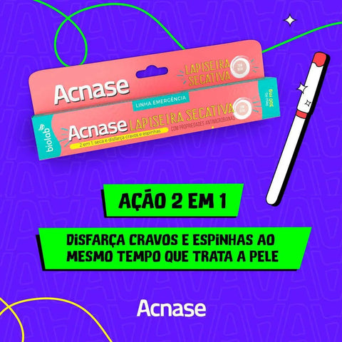 Lapiseira Secativa Acnase Bege Com 0,3G