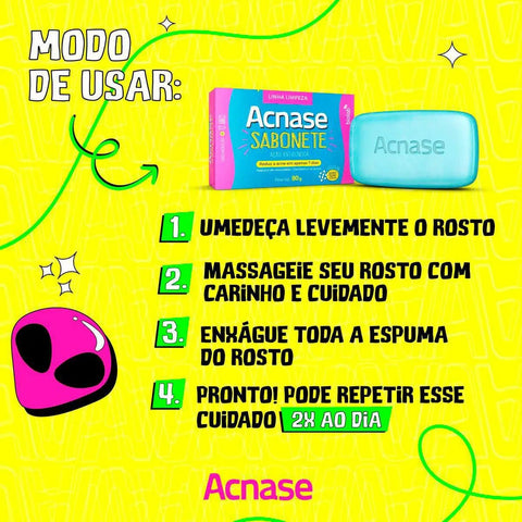 Sabonete Acnase Ação Antiacneica 80G
