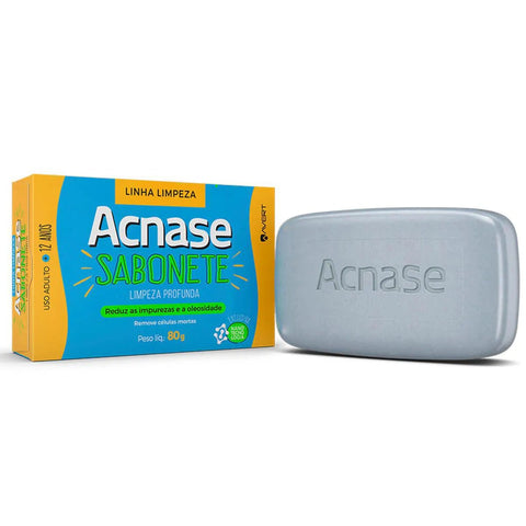 Sabonete Facial Acnase Clean Limpeza Profunda 80G