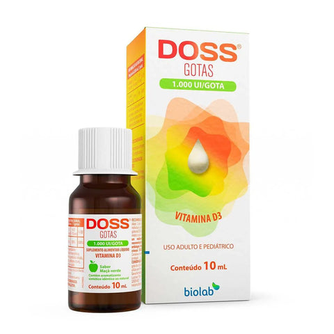 Vitamina D Doss 1.000UI - 10 mL - Solução