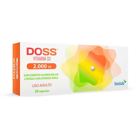 Vitamina D Doss 2.000UI - 30 Unidades - Cápsula