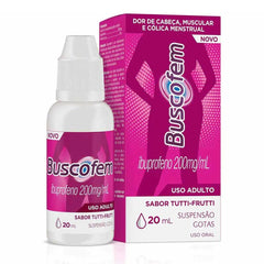 Buscofem  200mg/mL - 20 mL - Gotas - Sabor Tutti-Frutti