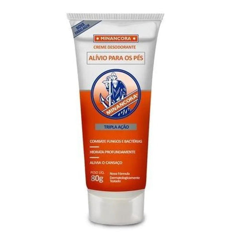Creme Desodorante Minancora Alívio Para Os Pés 80G