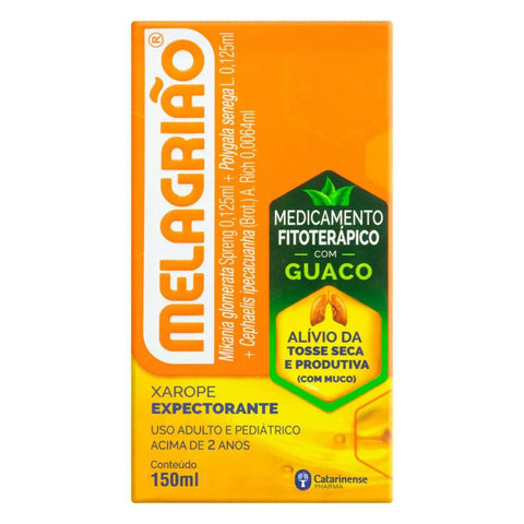 Melagrião 0,125mg/mL + 0,125mg/mL + 0,0064mg/mL - 150 mL - Xarope
