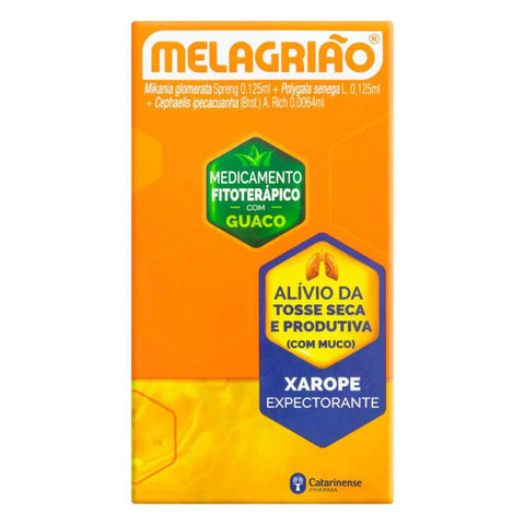 Melagrião 0,125mg/mL + 0,125mg/mL + 0,0064mg/mL - 150 mL - Xarope