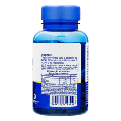 Suplemento Alimentar Triptofano  860mg - 60 Unidades - Cápsula
