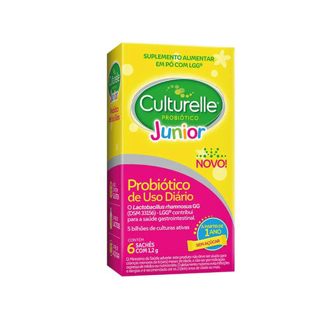 Probiótico Culturelle Junior 1,2g - 6 Unidades - Sachê