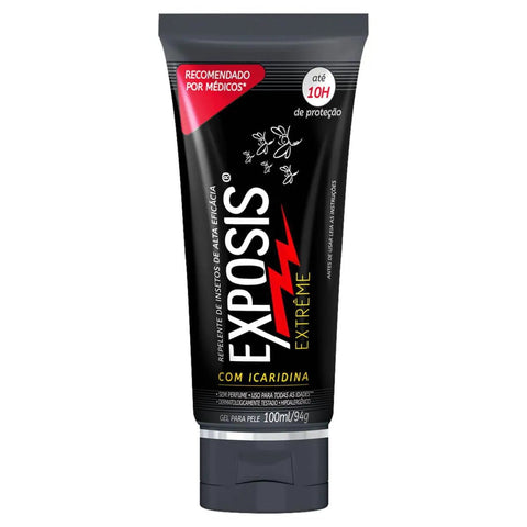 Repelente Em Gel Exposis Sem Perfume Com 100Ml