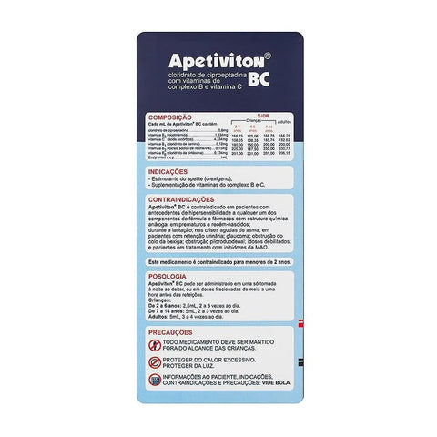 Apetiviton Bc Xarope 240mL- Cifarma
