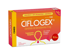 Ciflogex  Cereja - 12 Unidades - Pastilha