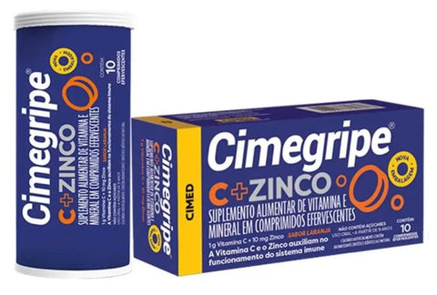 Cimegripe C + Zinco  10 Unidades - Comprimido