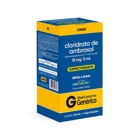 Cloridrato de Ambroxol (Cimed) 3mg/mL - 120 mL - Xarope