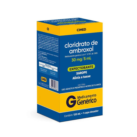 Cloridrato de Ambroxol (Cimed) 6mg/mL - 120 mL - Xarope