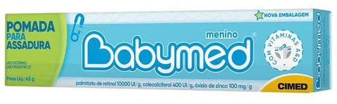 Creme para Assaduras Babymed Menina - 45 g - Pomada