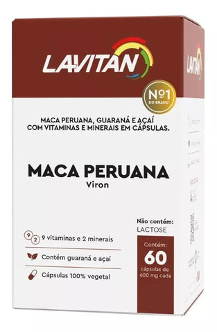 Lavitan Maca Peruana 60 Unidades - Comprimido