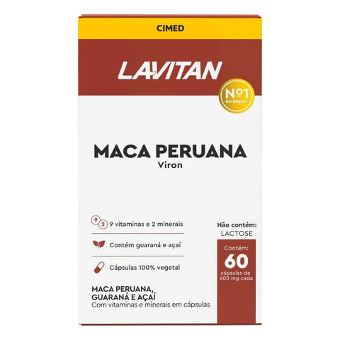 Lavitan Maca Peruana 60 Unidades - Comprimido