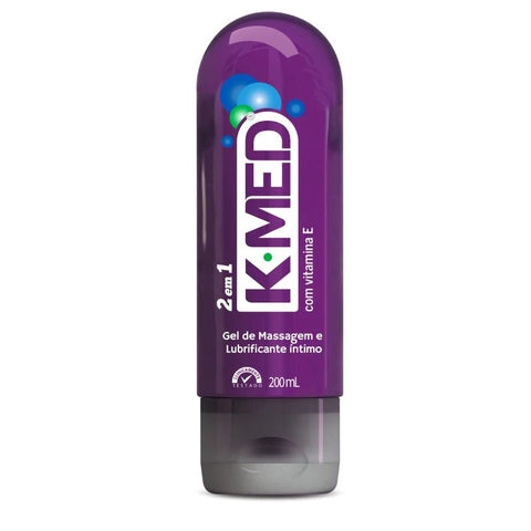 Lubrificante Íntimo K-Med 2 Em 1 - 1 Unidade Com 200Ml
