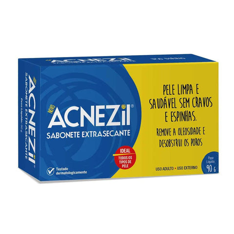 Sabonete Acnezil Barra Extrassecante - 90 g