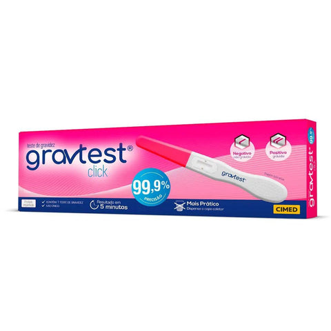 Teste de Gravidez Grav Test Click 1 Unidade