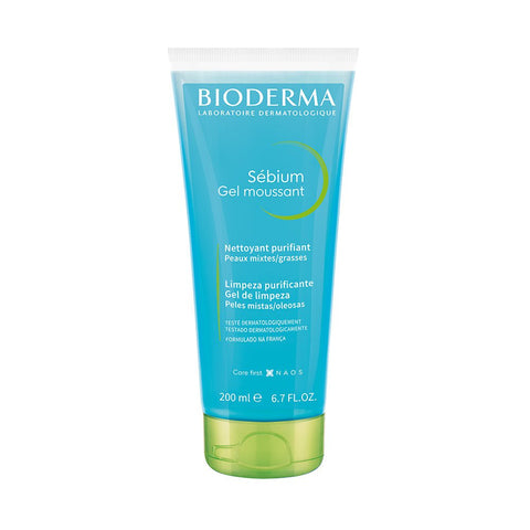 Gel de Limpeza Facial Antioleosidade Sébium Moussant Tubo 200Ml